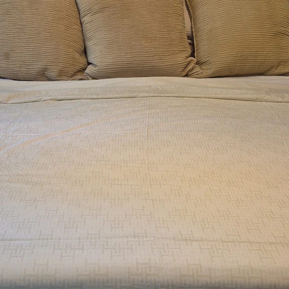 70s HALSTON Flat Sheet Vintage Fieldcrest 
